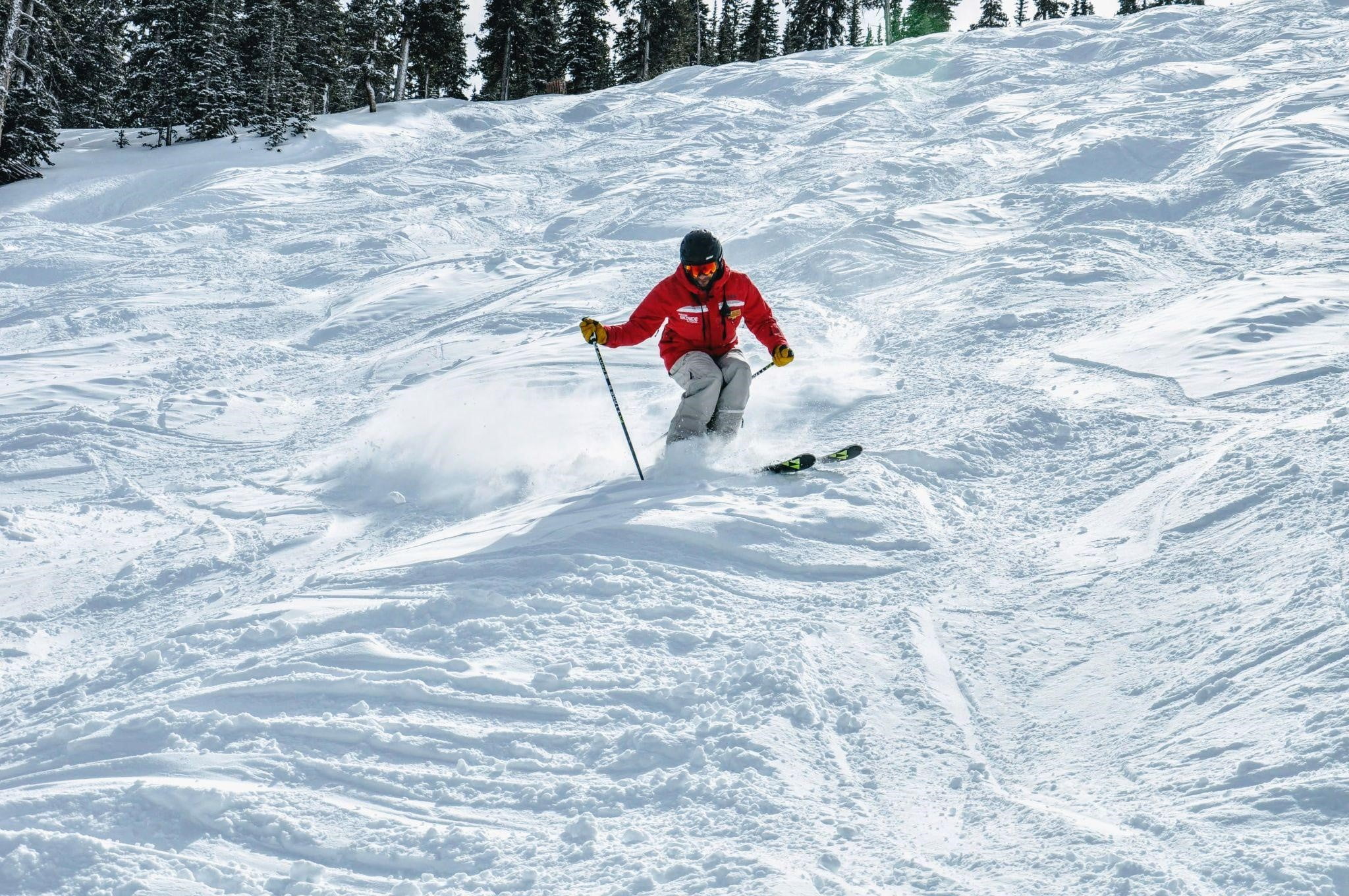 Keystone Mountain Ski Patrol getting some turns in